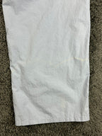 Alexander Wang Womens M High-Waisted Cotton Cargo Pants Light Blue