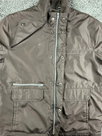 Alexander Julian American Modern Mens L Hussongs Ensenada Brown Quilted Jacket