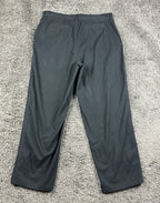 Lands' End Pants Womens 16 Black Chino Stretch Straight Leg Casual Slacks 16