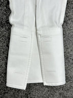 Charles Tyrwhitt Mens White Herringbone Non Iron French Cuff Dress Shirt 17/37