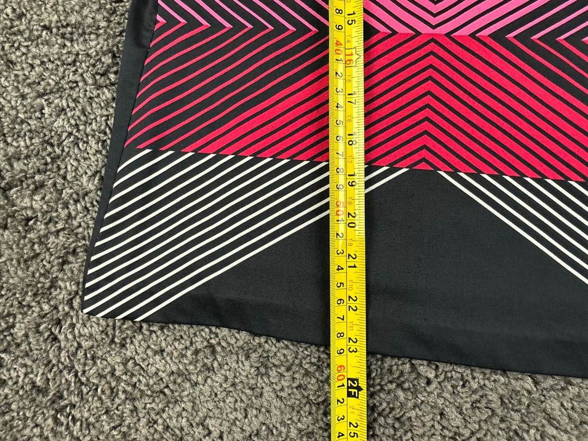 Tail Activewear Womens S Pink Geometric Sleeveless Quarter Zip Golf Top