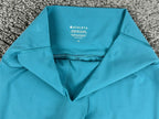 Athleta Womens M Transcend 7/8 Tight Leggings Teal Yoga Gym Workout Pants