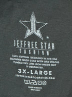 Jeffree Star Fashion Halloween 2020 Tie Dye T Shirt 3XL Black Orange Logo Tee