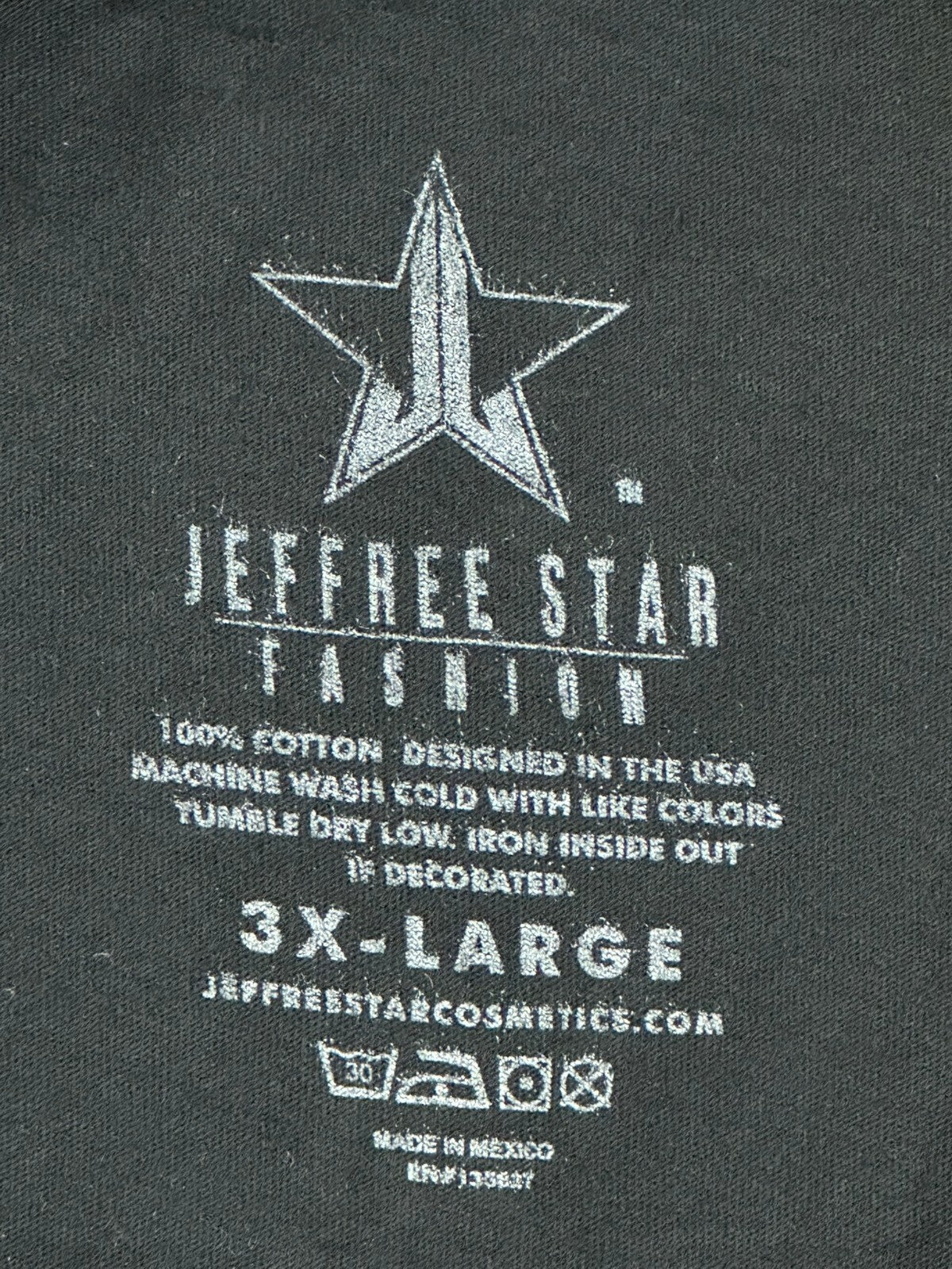 Jeffree Star Fashion Halloween 2020 Tie Dye T Shirt 3XL Black Orange Logo Tee