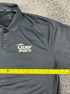 Nike Men Dri-Fit Victory Golf Polo Shirt Black Surf Sports Sz XL
