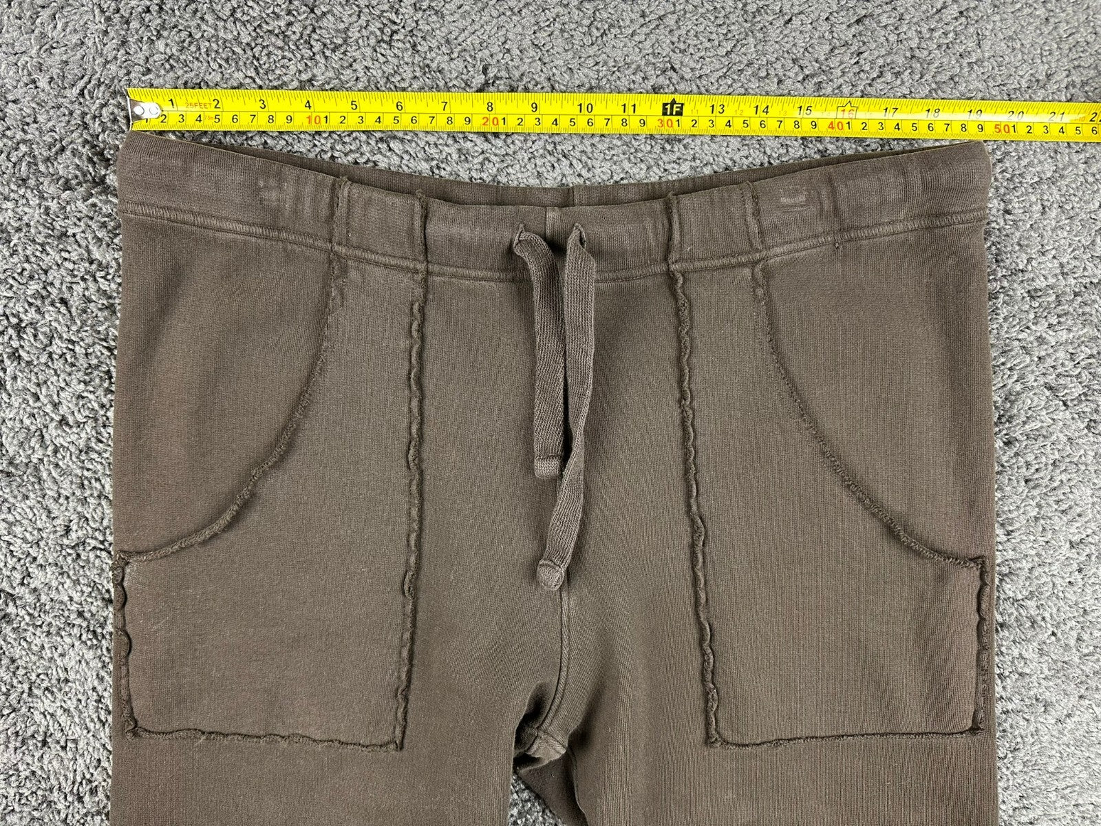 Frank & Eileen Tee Lab Eamon Triple Fleece Jogger Sweatpants Brown Large