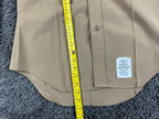 USMC Marine Corps Khaki Long Sleeve Service Shirt DLA Military Wool Blend 15/35