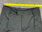 Contempo Wide Leg Trousers Womens Medium Black High Waisted Pleated Front