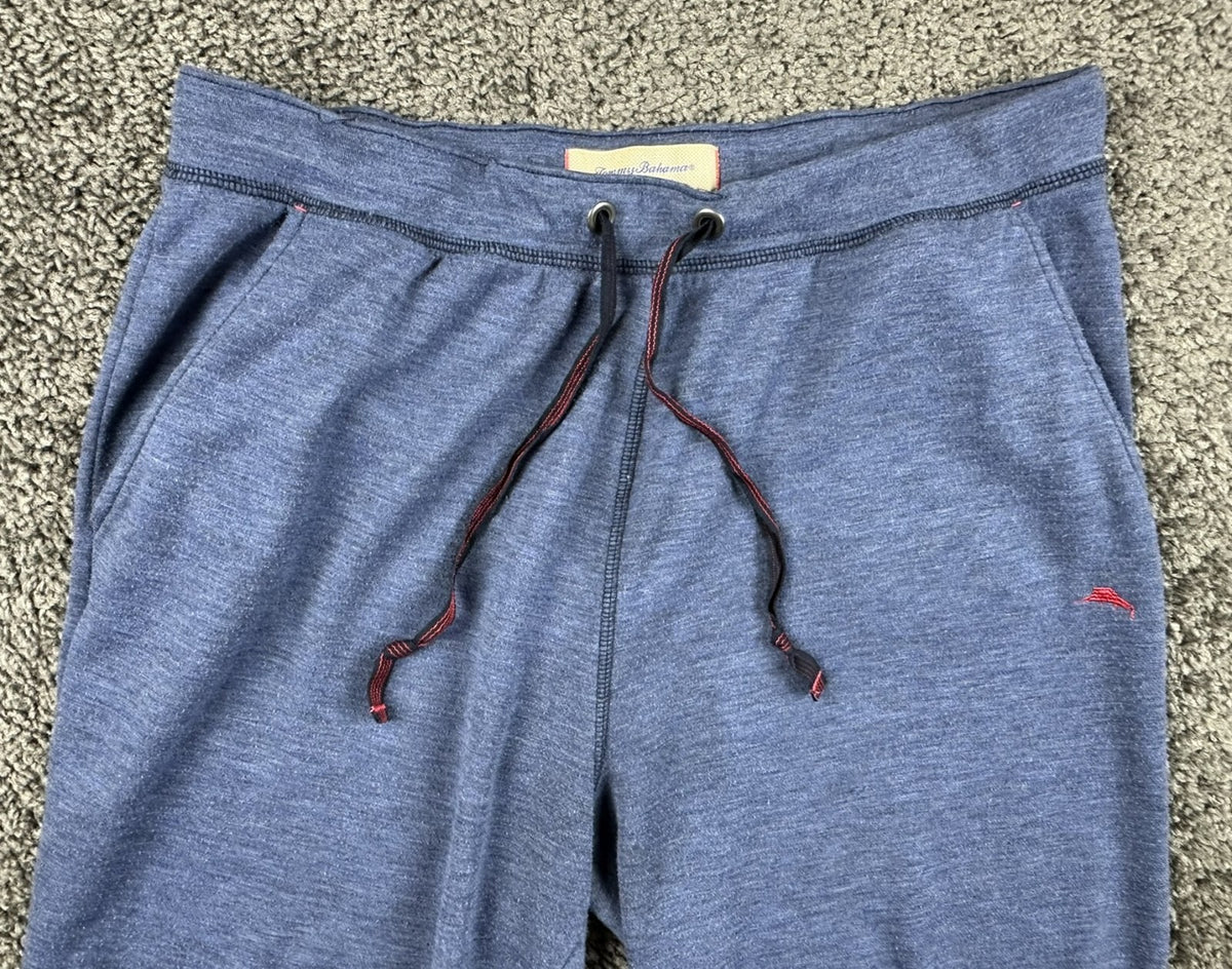 Tommy Bahama Blue Heather Drawstring Lounge Pants Medium M