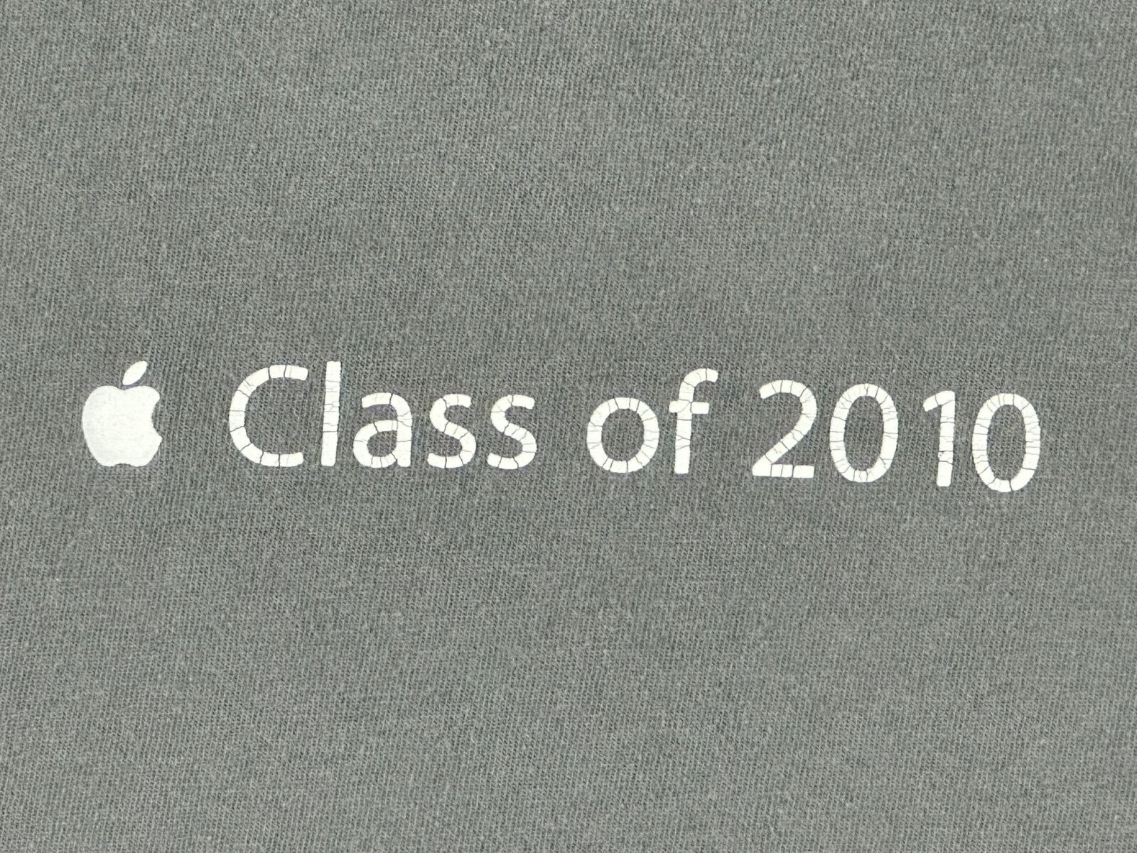 Apple Employee Shirt Class of 2010 Gray Promo American Apparel Tee Sz XL