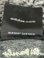 Vintage 2004 Adidas Track Jacket Mens Black White 3 Stripes Y2K Full Zip Sz 2XL