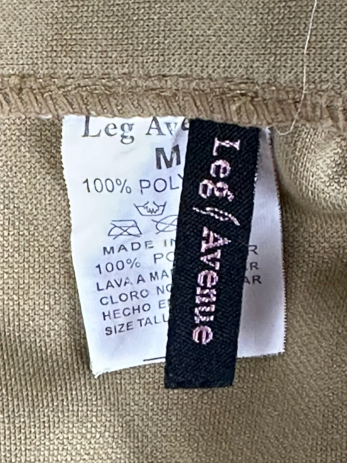 Leg Avenue Girl Scout Cookie Troop Pot Brownie Costume Dress M Tan