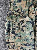USMC Woodland MARPAT Combat Utility Pants Long Military Cargo Trousers Sz Small