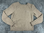 L.L. Bean Rangeley 100% Merino Wool Crewneck Sweater Pullover Mens Tall Brown L