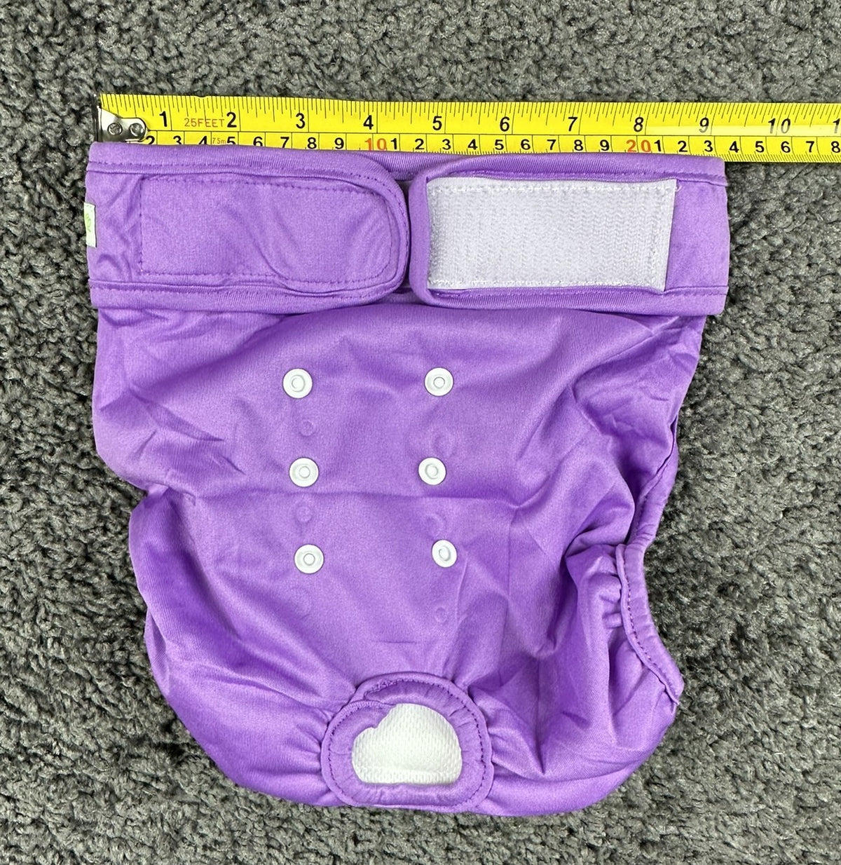 Wegreeco Washable Dog Diapers 3 Pack XL Purple Pink Blue Adjustable NWT