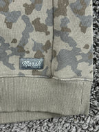 Marsh Wear Mens Camo Crewneck Sweatshirt Camouflage Fleece Pullover Hunting Sz M