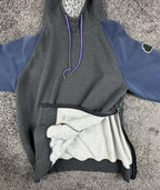 Y2K Nike 6.0 Mens XL Action Sports Skate BMX Surf Side Zip Pullover Hoodie