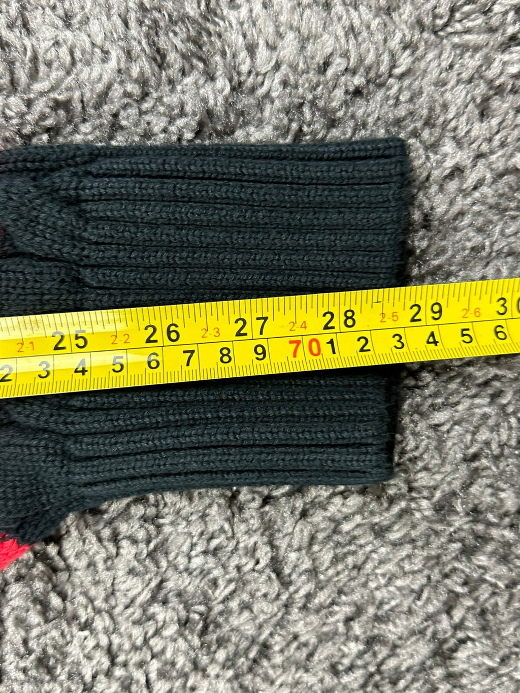 Rocawear Carlton Cable Knit Joggers Mens L Black Striped Sweatpants Sweater Knit