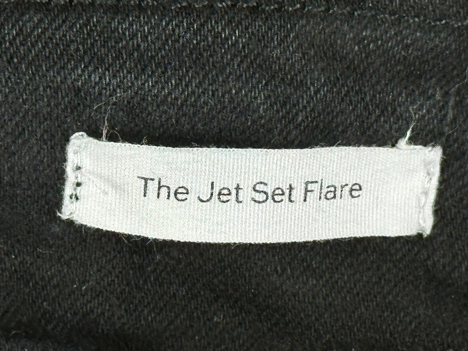 FRAME The Jetset Flare Womens Black High Rise Pull On Stretch Jeans  Size 1