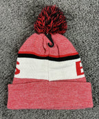 Chicago Bulls NBA Cuffed Knit Beanie Pom Knit Hat Red Ultra Game OSFM One Size