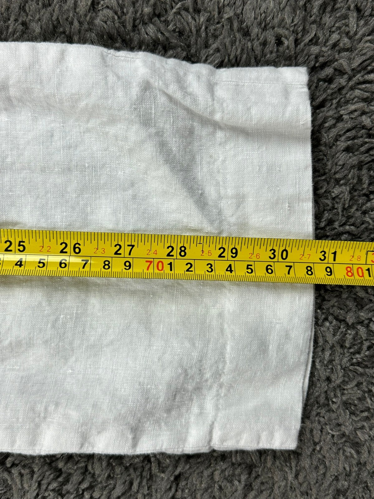 Cubavera Collection Mens White 100% Linen Pants Straight Leg Sz 38x32