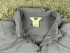 REI Sahara Womens Hiking Shirt Gray UPF 40+ Roll Tab Convertible Sleeve Sz XL
