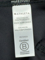 Athleta Ultimate Stash Pocket Capri Leggings Women XS Black High Rise NWT