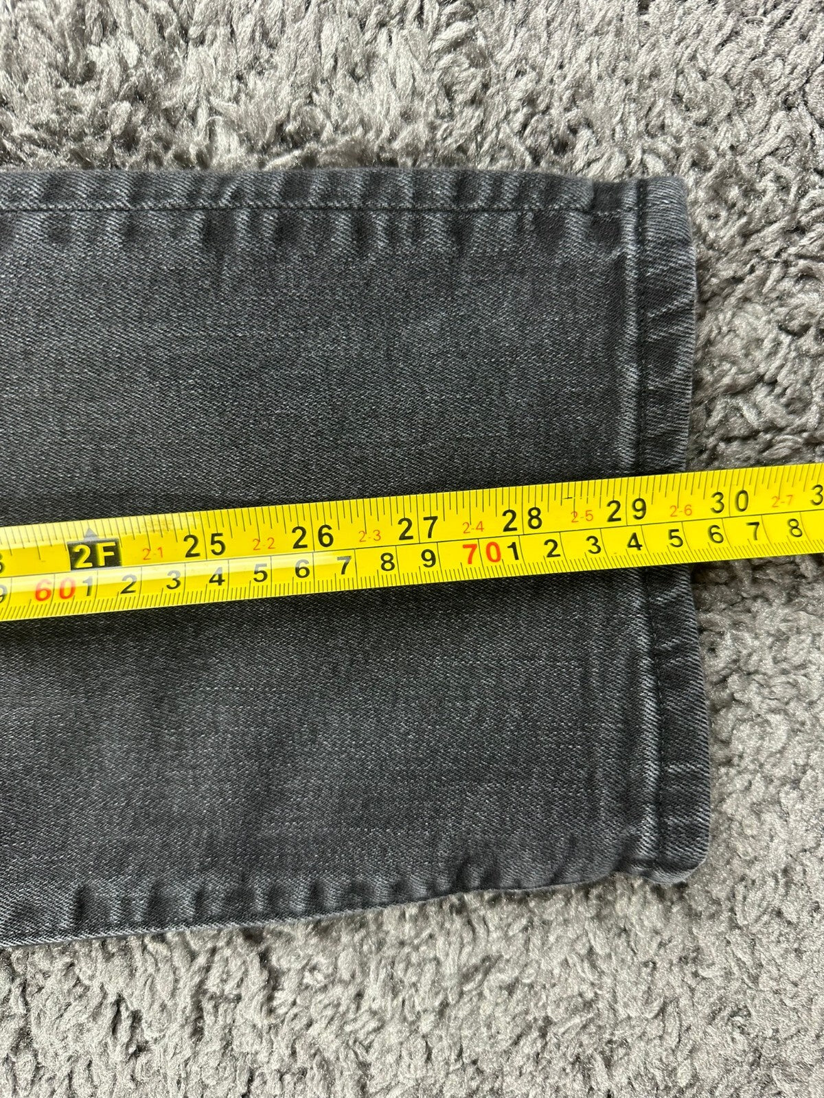 American Eagle AirFlex+ Jeans Mens Black Gray Distressed Stretch Denim Sz 34x32