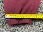 True Religion Core Jogger Sweatpants Mens L Burgundy Horseshoe Logo Lounge Pants