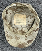 USMC Desert MARPAT Garrison Cover 8 Point Utility Cap Hat Camo USGI Sekri Sz S