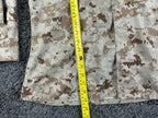 USMC Desert MARPAT Camo MCCUU Combat Blouse Shirt American Apparel Long Sz Small