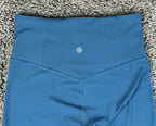 Athleta Womens XS Ultra High Rise Elation 7/8 Tight Leggings Blue Yoga