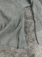 VETTA Capsule Organic Cotton Waffle Knit Crewneck Sweater Size XS Luxury