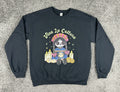 Viva La Cultura Dia De Los Muertos Sweatshirt Mens M Black Sugar Skull Graphic