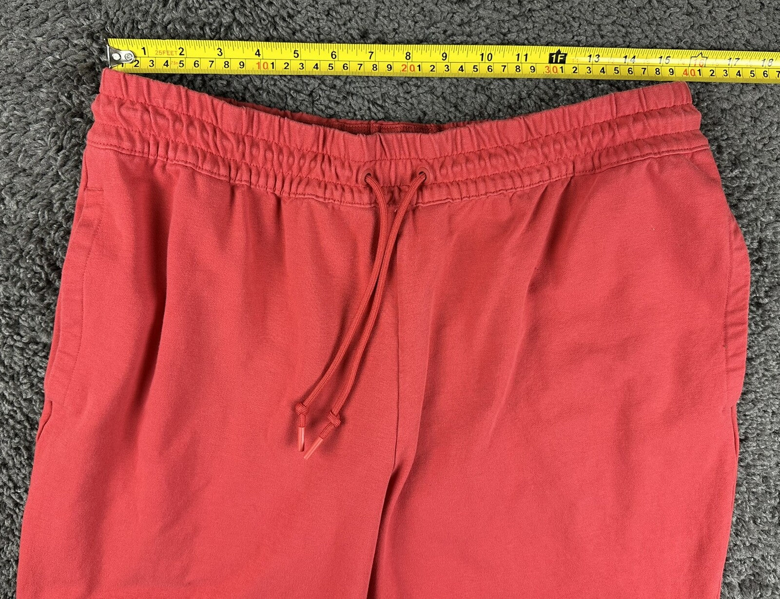 Adidas Mens Large Red Post Game Lite French Terry Joggers Sweatpants GG2331