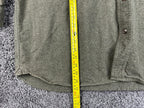Field & Stream Mens XXL Olive Green Heavy Chamois Flannel Button Up Shirt