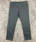 Theory Zaine Witten Slim Pants Mens Black Stretch Size 38