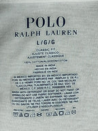 Lot 2 Polo Ralph Lauren Mens T Shirts Large White Grey Classic & Slim Fit Pony