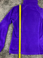 Columbia Purple Full Zip Fleece Jacket Zip Pockets Women Small