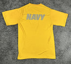 Navy Physical Fitness Uniform Reflective T-Shirt Yellow Small USA Military PT