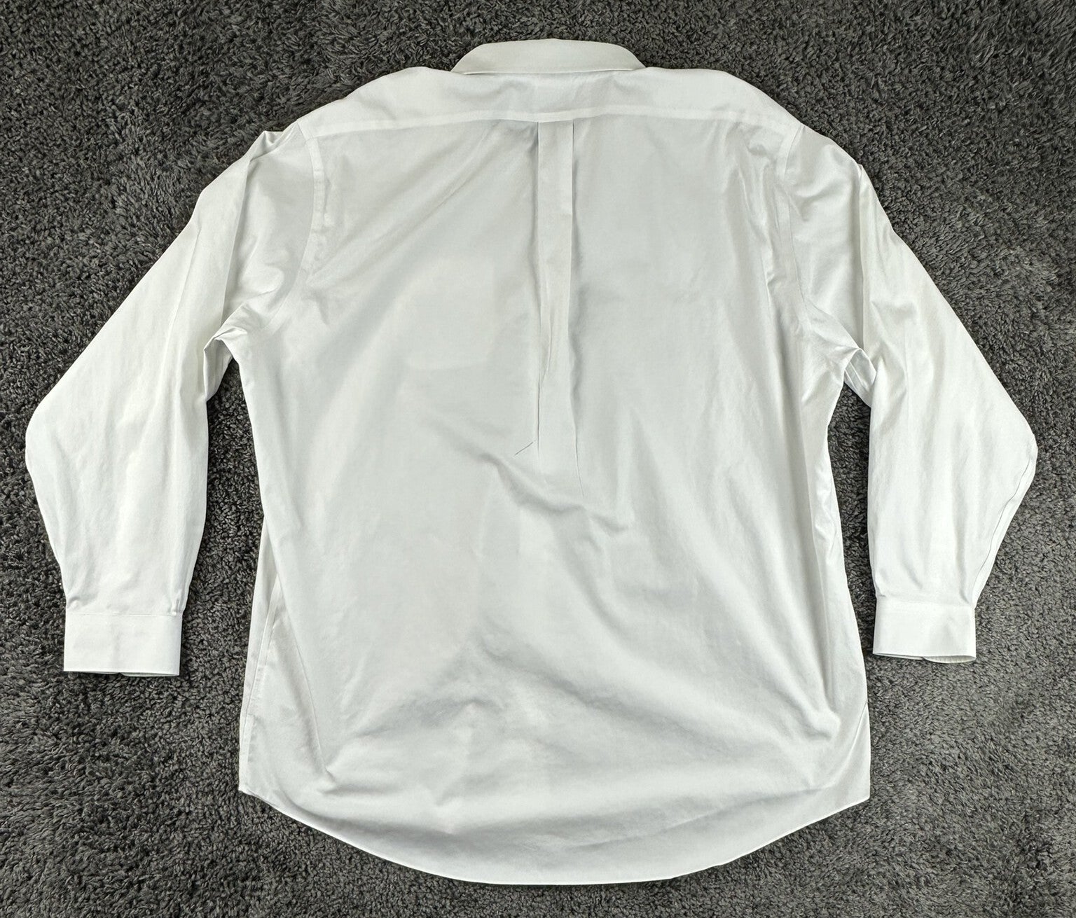 Brooks Brothers Madison Mens Dress Shirt 18/36 White Non Iron Supima Cotton