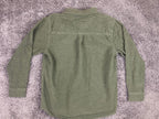 Legendary Whitetails Mens Size LG Shirt Jacket Green Button Up Corduroy Collar