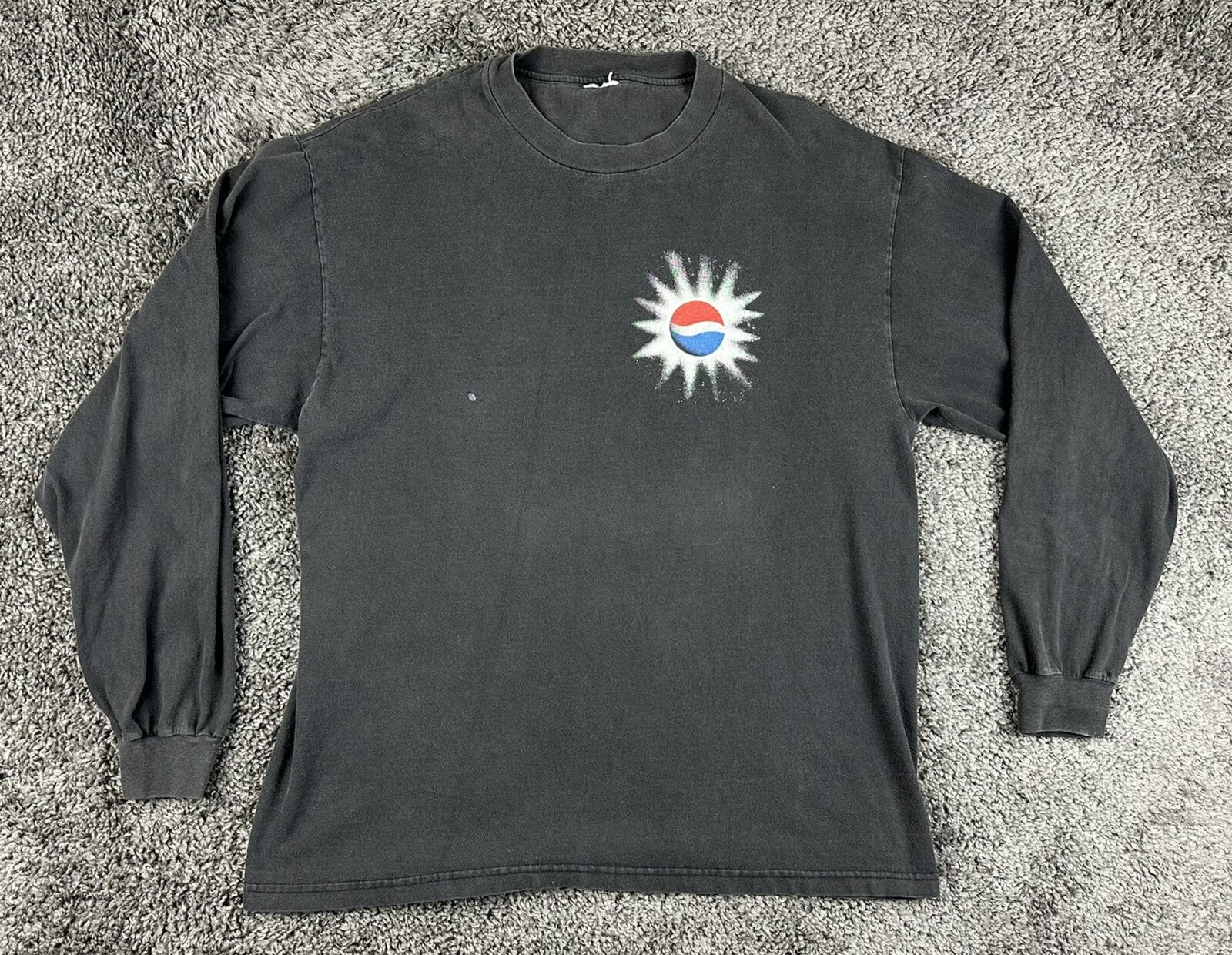 Vtg 1996 Star Wars Trilogy Special Edition Pepsi Long Sleeve Shirt L Black 90s