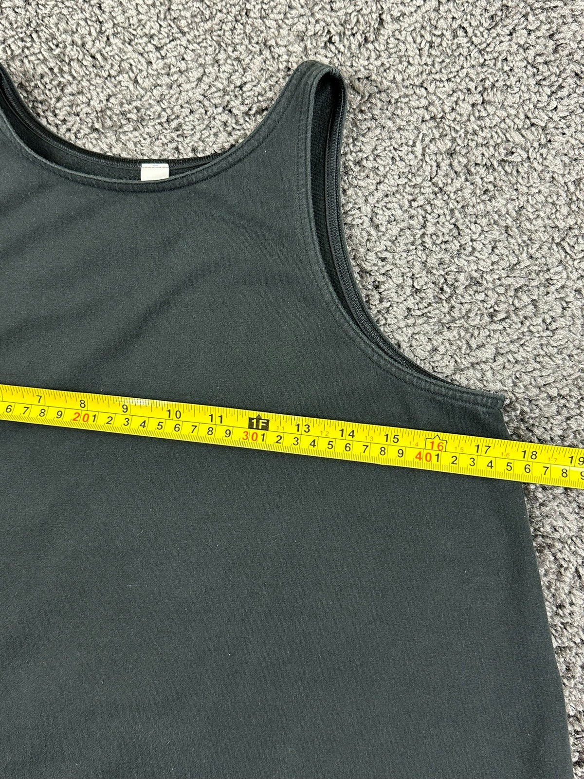 Lululemon Essential High Neck Swing Tank Top Black Cotton Stretch Athletic Sz 4