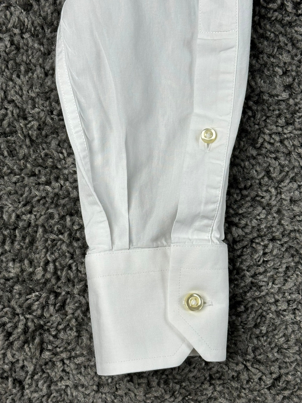 Camicissima Milano Dress Shirt Mens 39/15.5 White Extra Slim Fit Model Crema