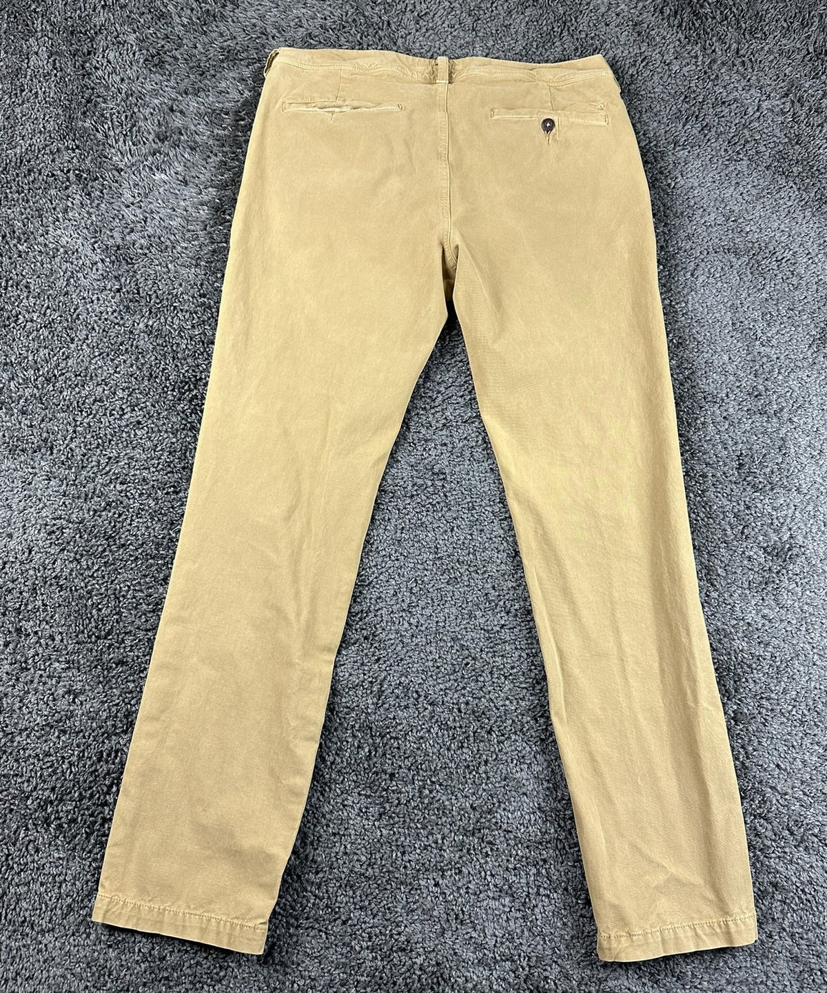 American Eagle Mens Tan Khaki 360 Extreme Flex Slim Chino Pants Stretch Sz 33x32