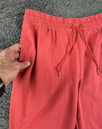 Adidas Mens Large Red Post Game Lite French Terry Joggers Sweatpants GG2331