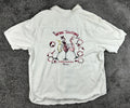 Tommy Bahama Reserve Mens XL White 100% Silk Wine Tasting Embroidered Shirt