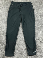 REI Vintage Polartec Fleece Pants Mens M Black Zip Pockets Ankle Zips
