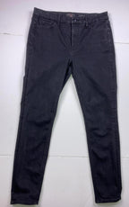 JEN7 by 7 For All Mankind Skinny Jeans Black Women’s 10 Stretch